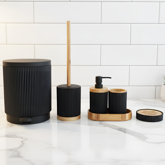 Bathroom Set - 6 Pcs